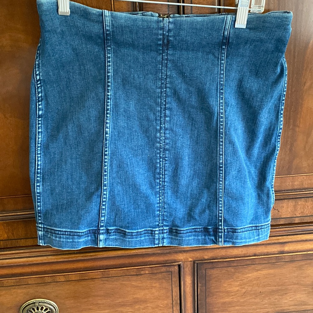 Free People Denim Skirt